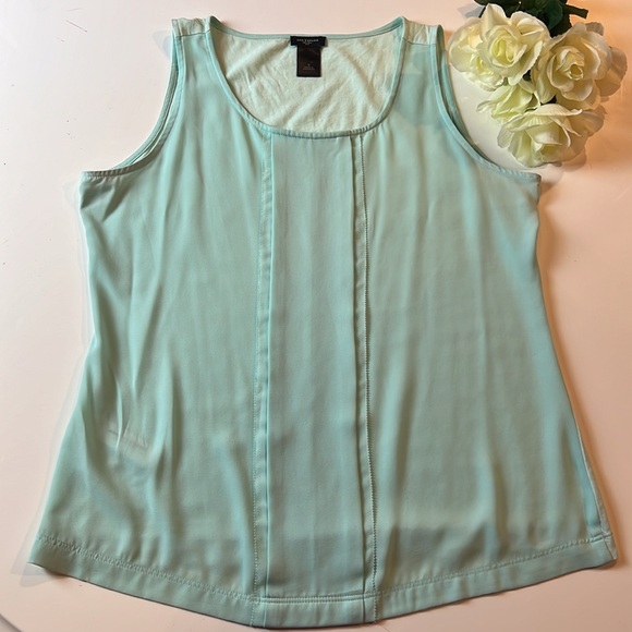 ANN TAYLOR SEA FOAM GREEN SLEEVELESS TOP SIZE SMALL - Picture 13 of 16